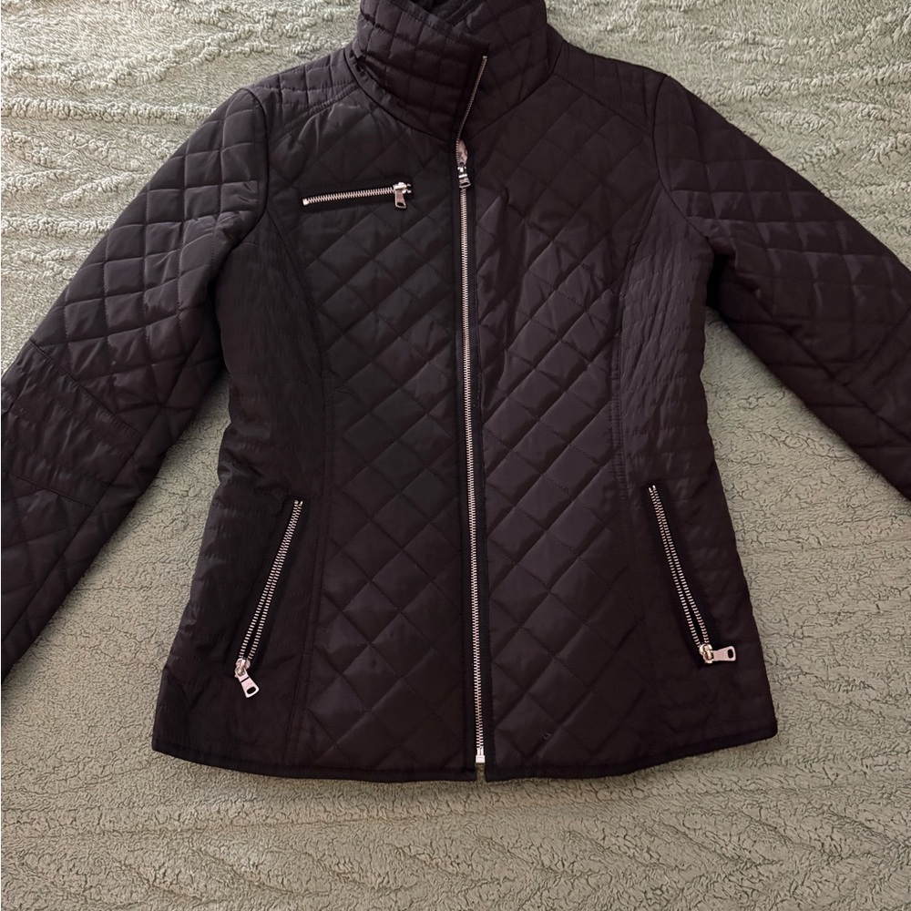 Jessica Simpson Black Quilted Puffer Jacket
